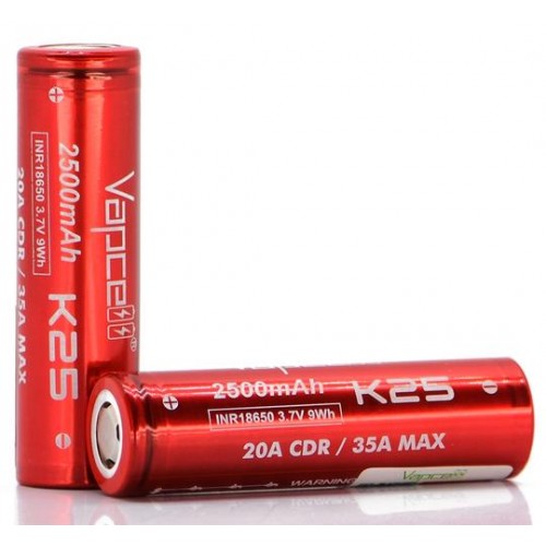 Vapcell K25 18650 Battery