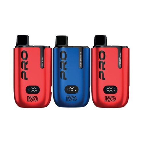 0mg IVG Pro 12 Pod Vape Kit 10000 Puffs - Flavour: Blue Raspberry Ice 0mg IVG Pro 12 Pod Vape Kit 10000 Puffs - Flavour: Blue Raspberry Ice