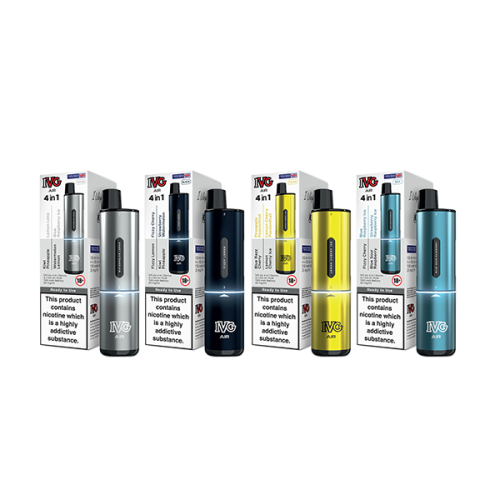 20mg I VG Air 4 in 1 Rechargeable Pod Vape Kit 2400 Puffs - Edition: Yellow 20mg I VG Air 4 in 1 Rechargeable Pod Vape Kit 2400 Puffs - Edition: Yellow