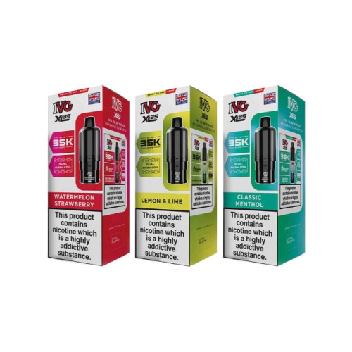 20mg IVG XL 35K Prefilled Pods - Flavour: Cherry Peach Lemon