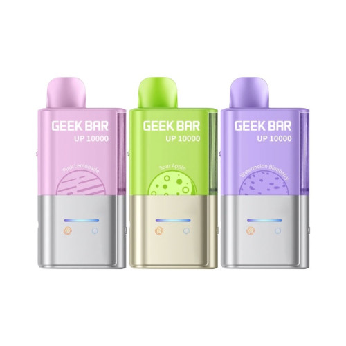 20mg Geek Bar UP 10000 Prefilled Pod Vape Kit - Flavour: Lemon Lime