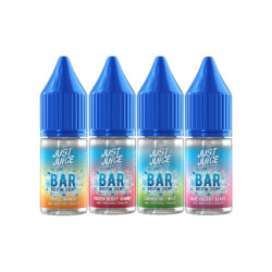 10mg Just Juice Bar Below Zero 10ml Nic Salt (40VG/60PG) - Flavour: Blue Cherry Blast
