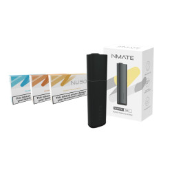 NUSO Heated Tobacco Sticks Starter Kit Bundles Strength 5 - 10 Packs (Free Nmate Device) - Flavour: Yellow