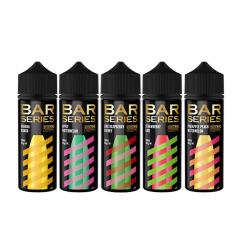 0mg Bar Series Gold Edition 100ml Shortfill (70VG/30PG) - Flavour: Lime Raspberry Cherry