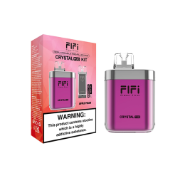20mg FLFI Crystal Disposable Pod Kit 600 Puff - Flavour: Apple Peach 20mg FLFI Crystal Disposable Pod Kit 600 Puff - Flavour: Apple Peach