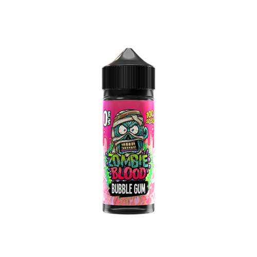 Zombie Blood 100ml Shortfill 0mg (50VG/50PG) - Flavour: Bubblegum Zombie Blood 100ml Shortfill 0mg (50VG/50PG) - Flavour: Bubblegum