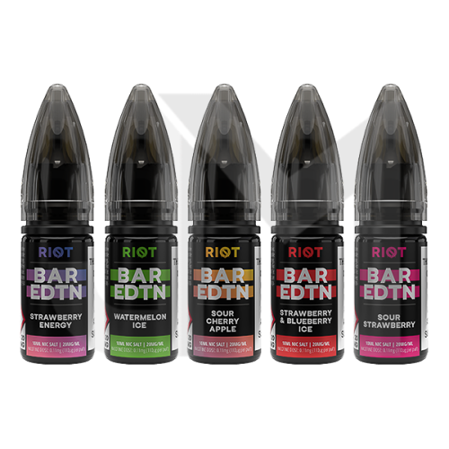 10mg Riot Squad BAR EDTN 10ml Nic Salts (50VG/50PG) - Flavour: Blue Cherry Burst 10mg Riot Squad BAR EDTN 10ml Nic Salts (50VG/50PG) - Flavour: Blue Cherry Burst