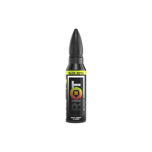 0mg Riot Squad Black Edition V2 2x 50ml Shortfill (70VG/30PG) - Flavour: Sour Cherry & Apple 0mg Riot Squad Black Edition V2 2x 50ml Shortfill (70VG/30PG) - Flavour: Sour Cherry & Apple