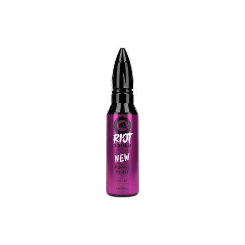0mg Riot Squad Original shortfill 50ml (70VG/30PG) - Flavour: Purple Burst 0mg Riot Squad Original shortfill 50ml (70VG/30PG) - Flavour: Purple Burst