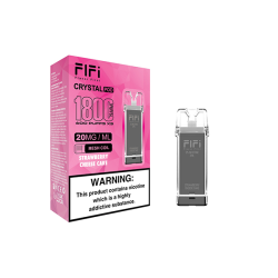 FLFI Crystal Replacement Pods 1800 Puffs 2ml - Flavour: Strawberry Cheesecake FLFI Crystal Replacement Pods 1800 Puffs 2ml - Flavour: Strawberry Cheesecake