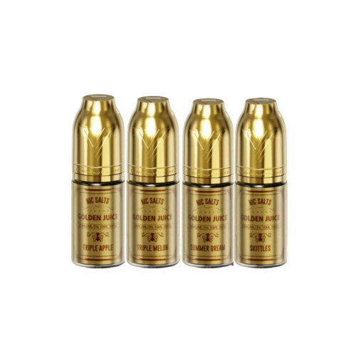 20mg Vaplay Golden Juice 10ml Nic Salt (50VG/50PG) - Flavour: Berry Lemonade