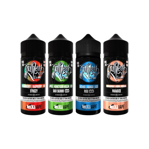 0mg Ruthless 120ml Shortfill (70VG/30PG) - Flavour: Ez Duz It 0mg Ruthless 120ml Shortfill (70VG/30PG) - Flavour: Ez Duz It