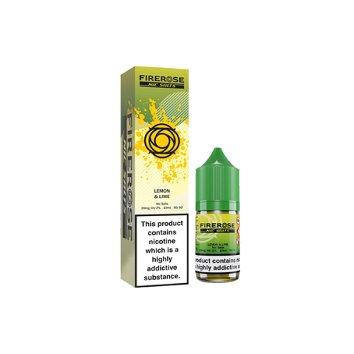 10mg Elux Firerose 5000 Nic salts 10ml (50VG/50PG) - Flavour: Lemon lime 10mg Elux Firerose 5000 Nic salts 10ml (50VG/50PG) - Flavour: Lemon lime