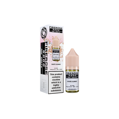 10mg Elux Firerose 5000 Nic salts 10ml (50VG/50PG) - Flavour: White Gummy 10mg Elux Firerose 5000 Nic salts 10ml (50VG/50PG) - Flavour: White Gummy