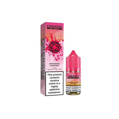 10mg Elux Firerose 5000 Nic salts 10ml (50VG/50PG) - Flavour: Strawberry raspberry 10mg Elux Firerose 5000 Nic salts 10ml (50VG/50PG) - Flavour: Strawberry raspberry
