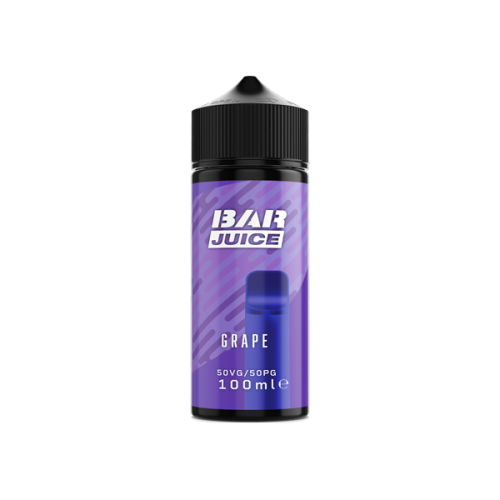 Bar Juice 100ml Shortfill 0mg (50VG/50PG) - Flavour: Grape