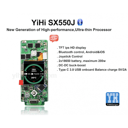 The Rebel Mod - YiHi 550j 200w Bluetooth TFT Chip 